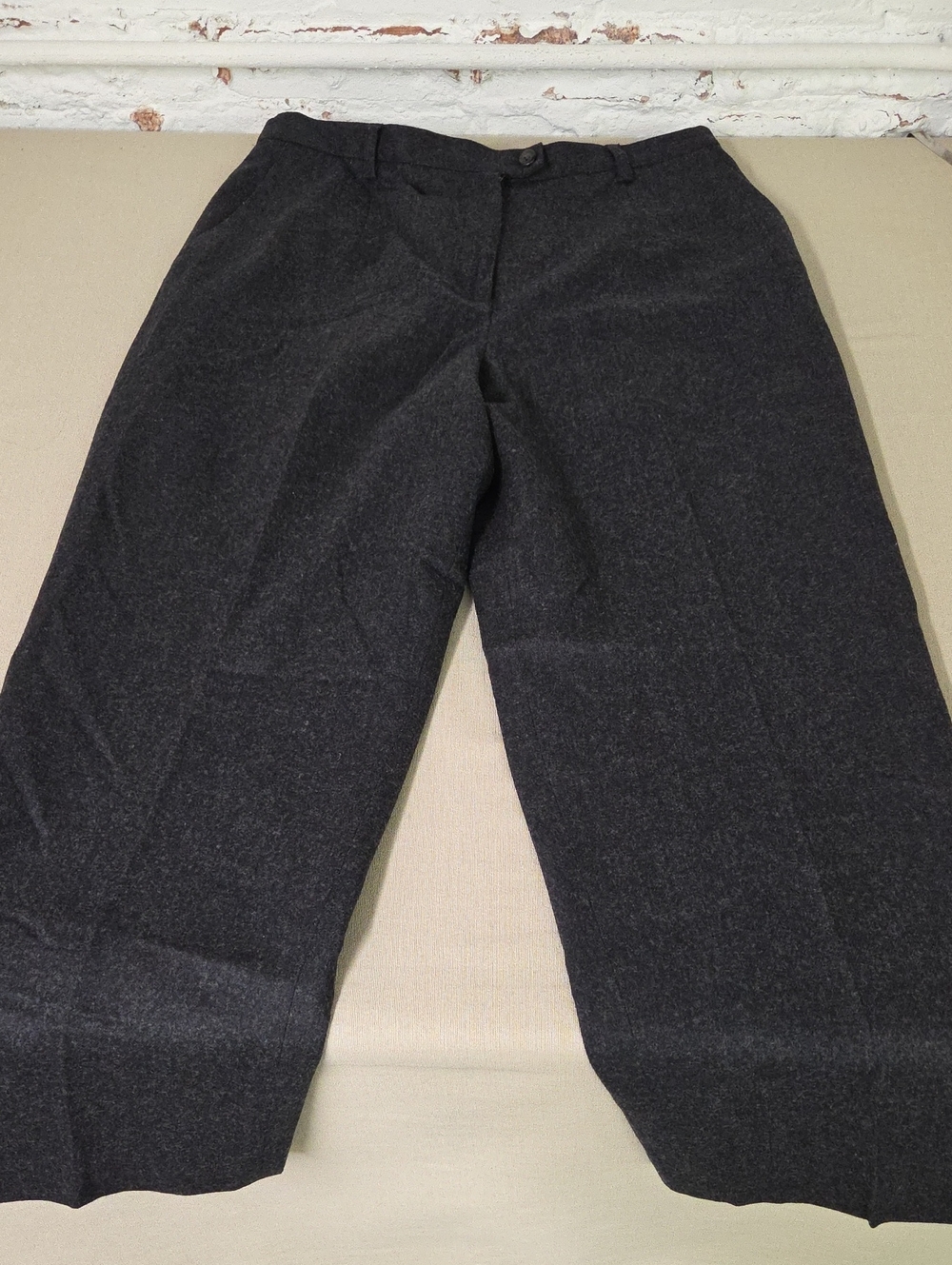 Pendleton Charcoal Wool Dress Trousers 14 90s